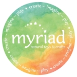 Logo for Myriad Natural Toys